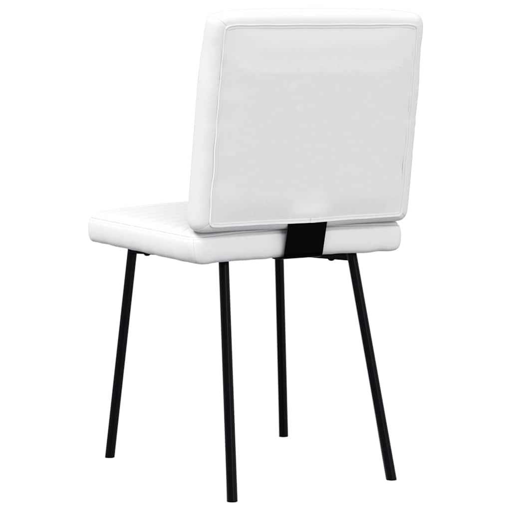vidaXL Eetkamerstoelen 2 st kunstleer zwart - Aashly