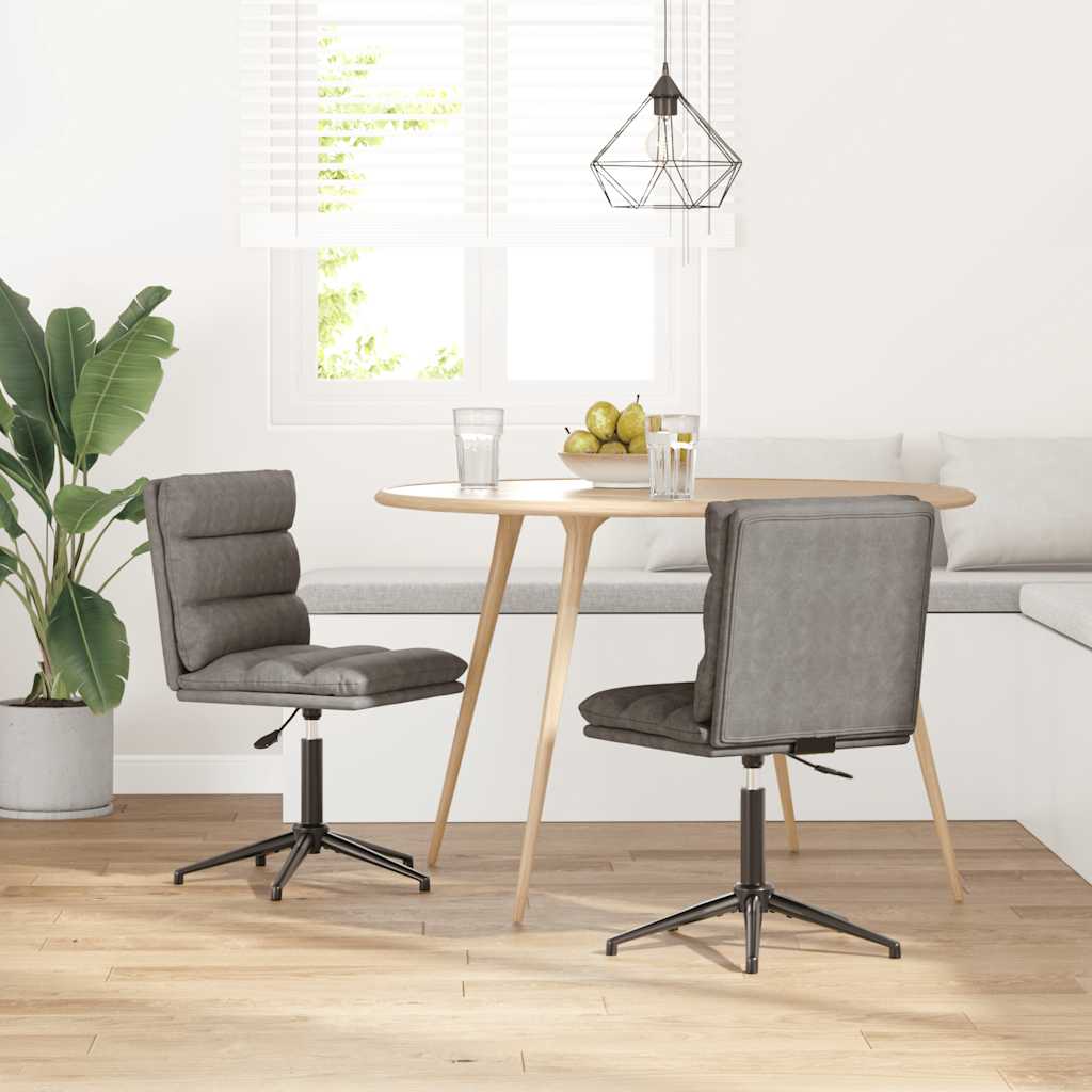 vidaXL Eetkamerstoelen 4 st kunstleer bruin - Aashly