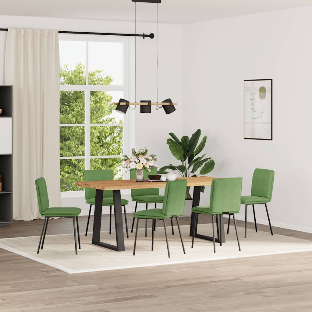 vidaXL Eetkamerstoelen 4 st fluweel zwart - Aashly