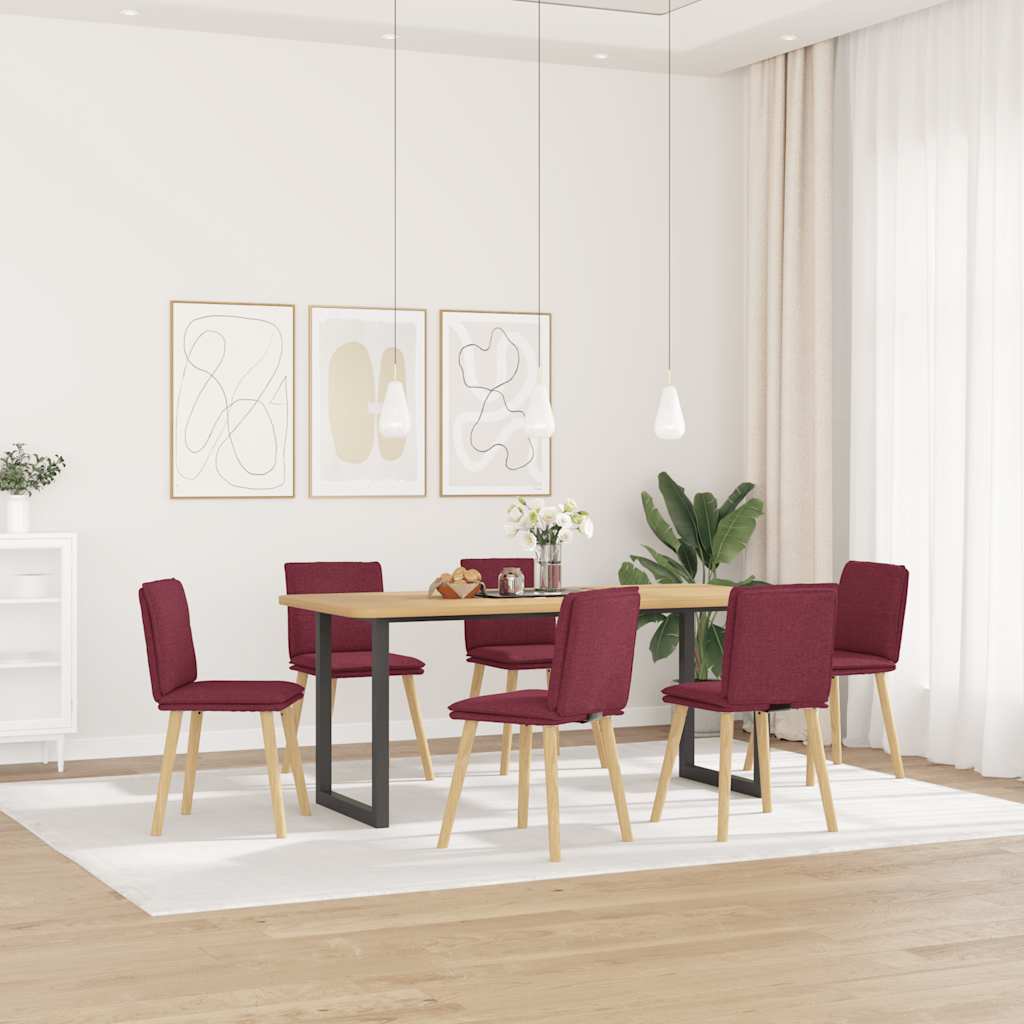 vidaXL Eetkamerstoelen draaibaar 2 st stof taupe - Aashly