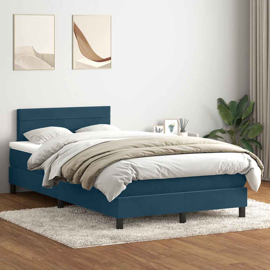 vidaXL Boxspring met matras fluweel donkergrijs 90x200 cm