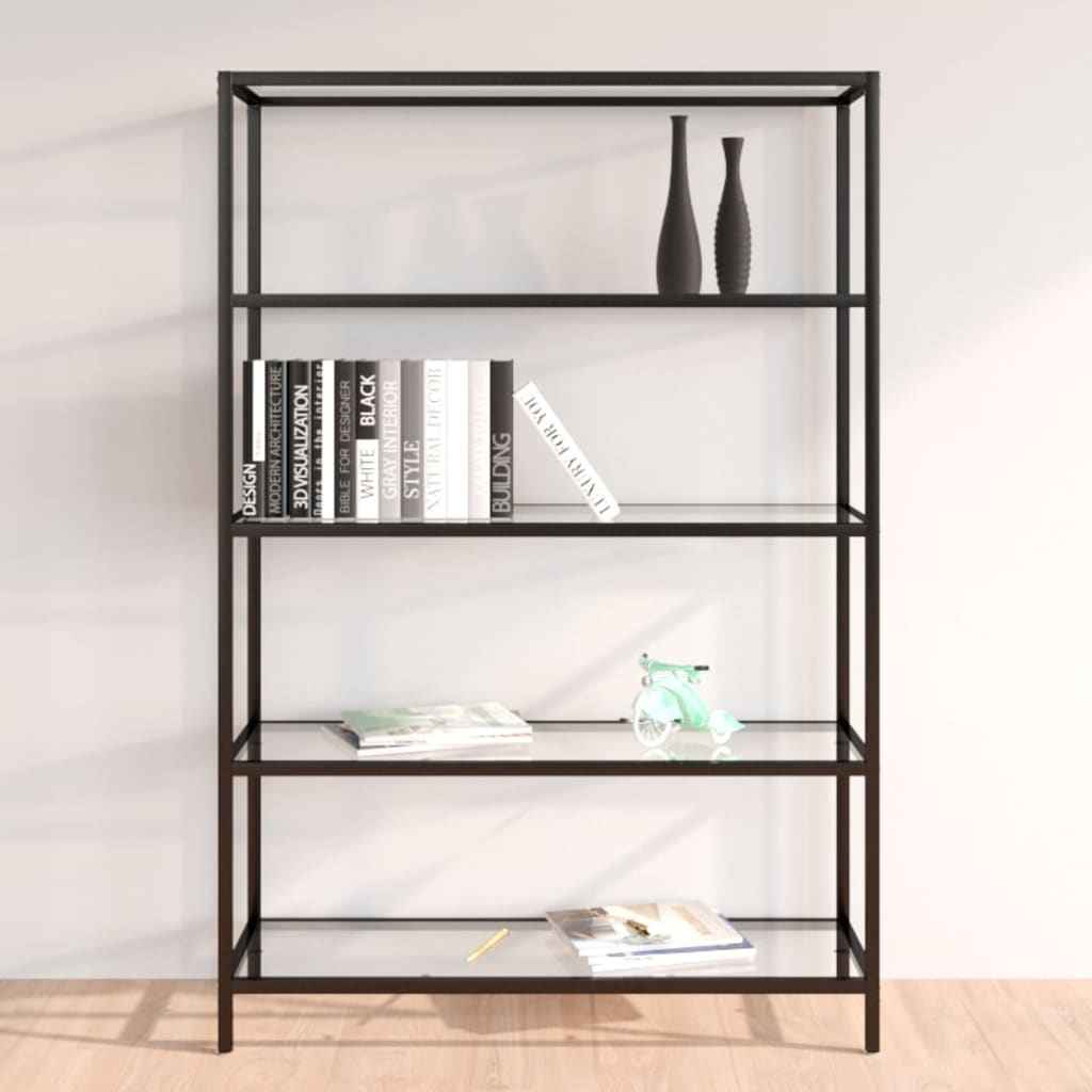 vidaXL Schap 100x36x168 cm gehard glas transparant