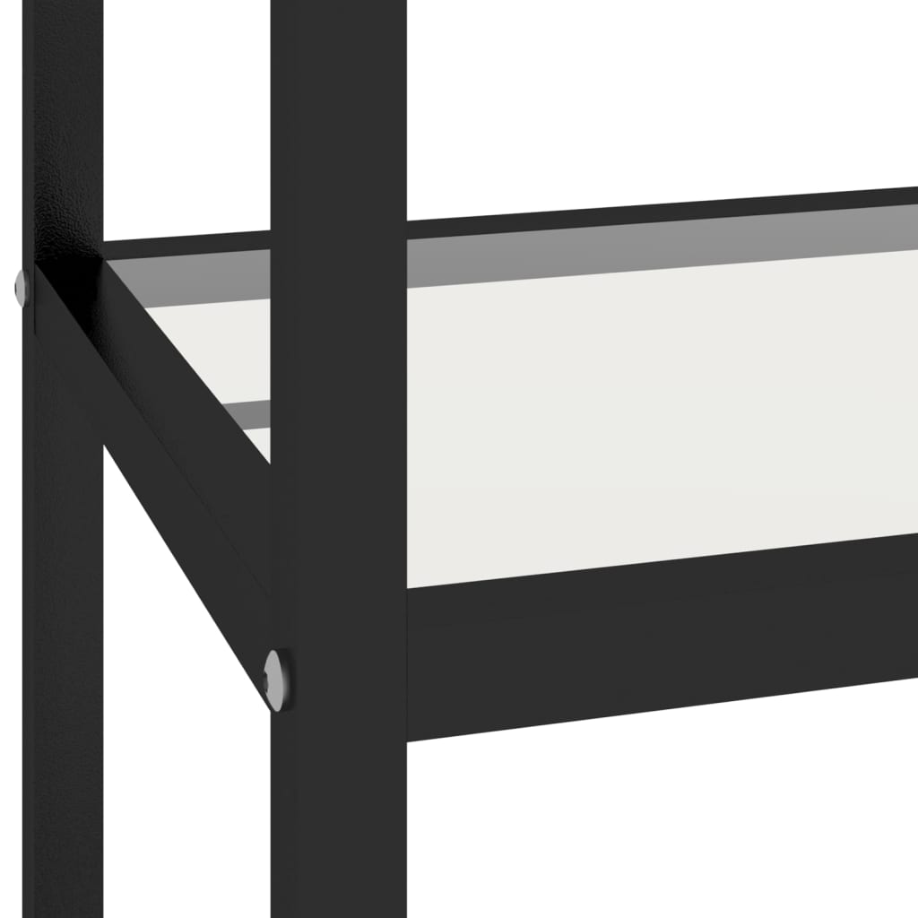 vidaXL Schap 100x36x168 cm gehard glas transparant