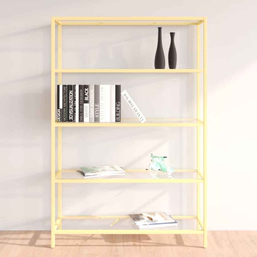 vidaXL Schap 100x36x168 cm gehard glas transparant