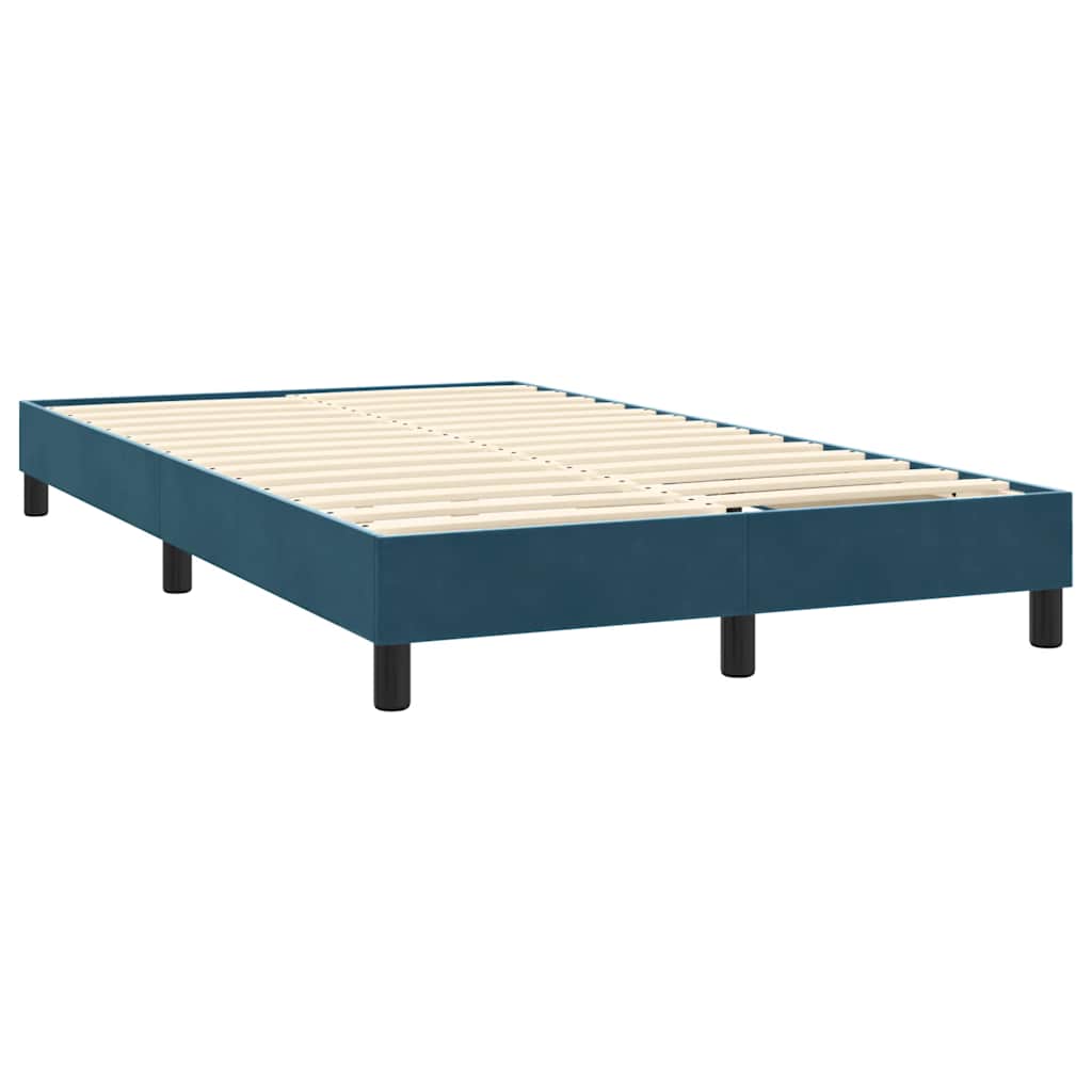 vidaXL Boxspring met matras en LED fluweel lichtgrijs 180x210 cm
