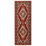 vidaXL Tapijtloper 60x200 cm BCF oosters rood