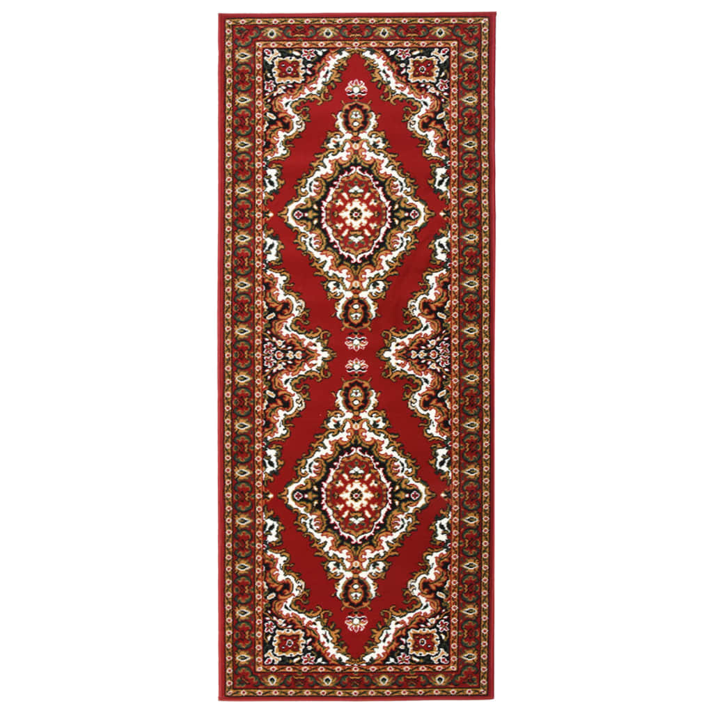 vidaXL Tapijtloper 60x200 cm BCF oosters rood