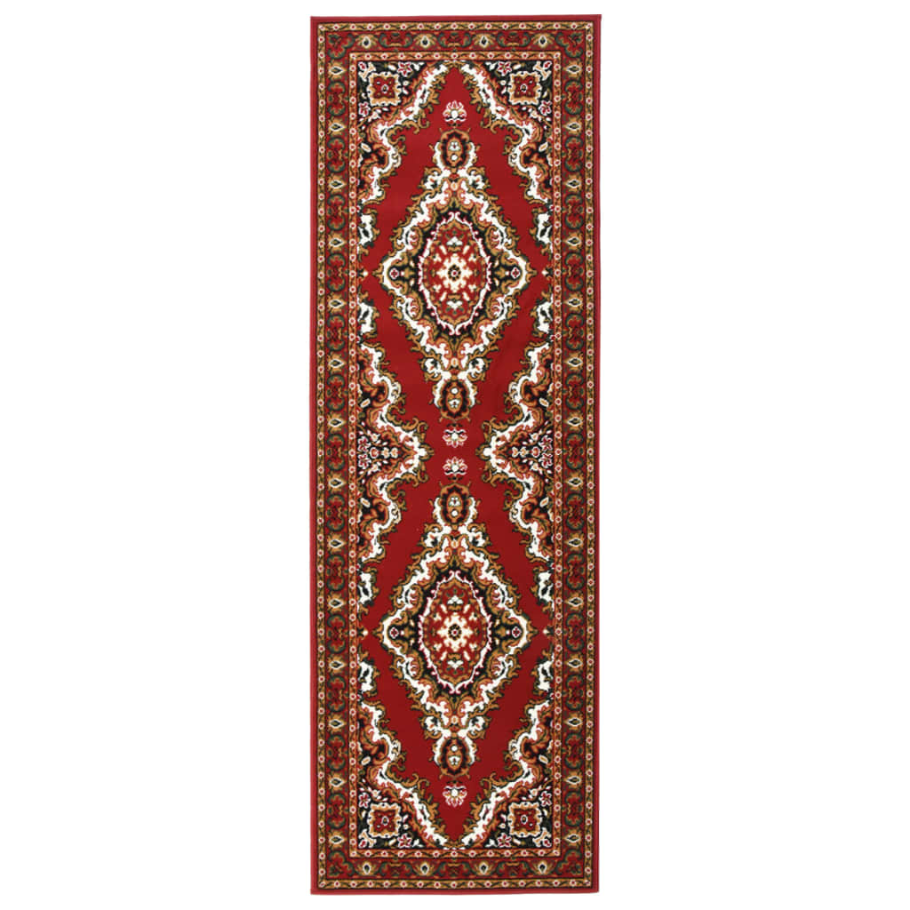vidaXL Tapijtloper 60x200 cm BCF oosters rood