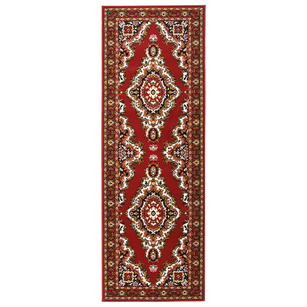 vidaXL Tapijtloper 60x200 cm BCF oosters rood