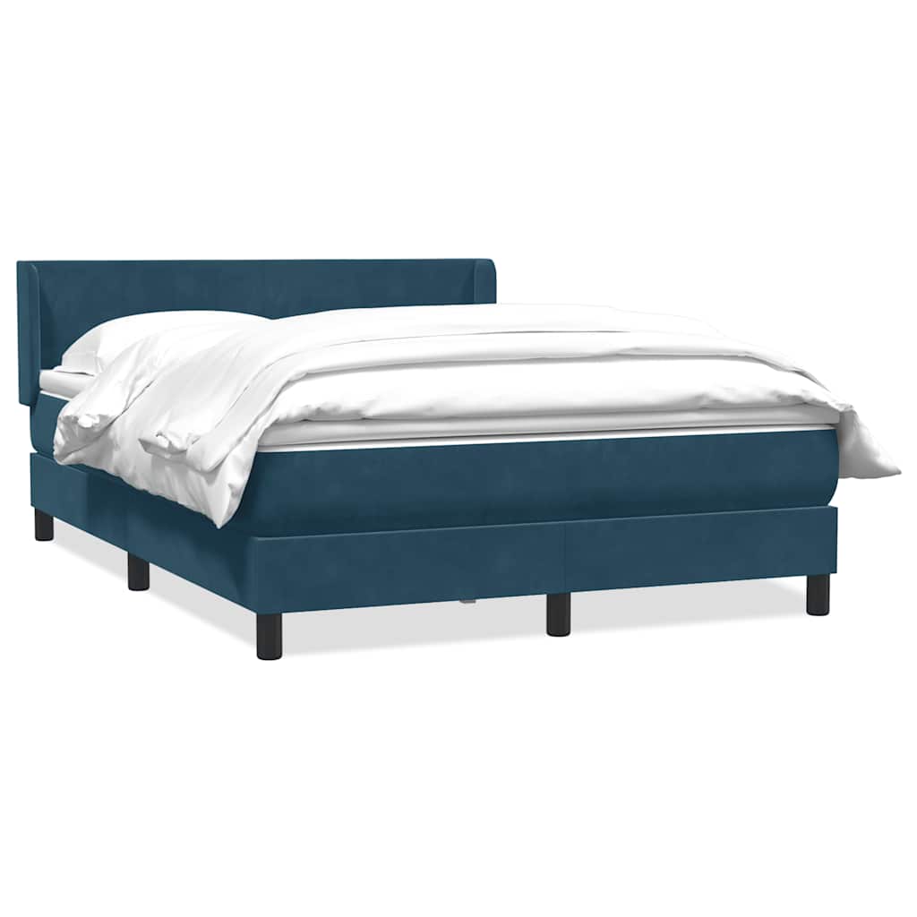vidaXL Boxspring met matras fluweel lichtgrijs 80x210 cm