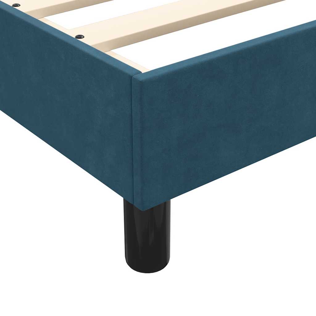 vidaXL Boxspring met matras fluweel lichtgrijs 80x210 cm