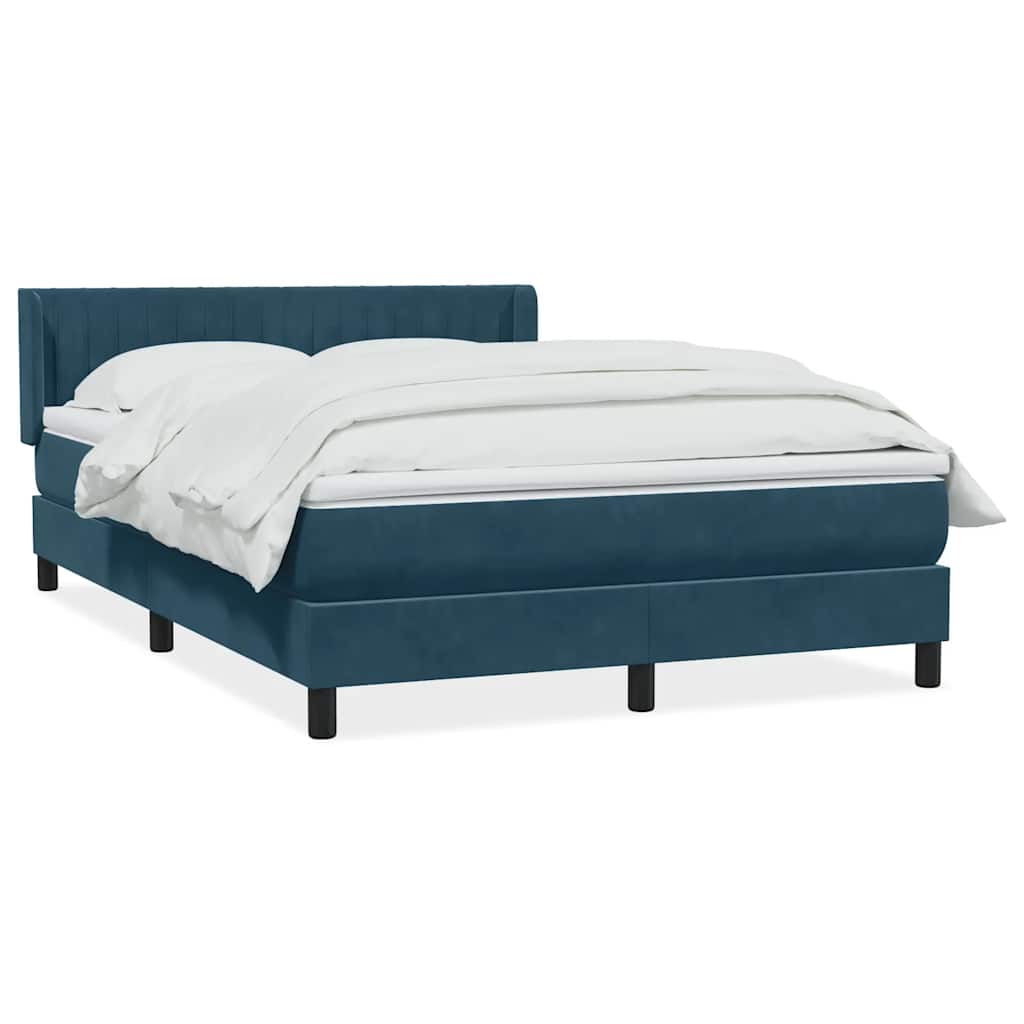 vidaXL Boxspring met matras fluweel lichtgrijs 80x210 cm