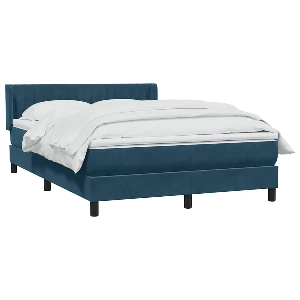 vidaXL Boxspring met matras fluweel lichtgrijs 80x210 cm