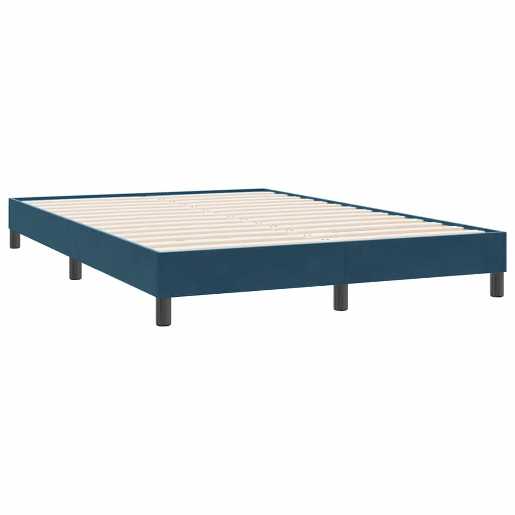 vidaXL Boxspring met matras fluweel lichtgrijs 80x210 cm