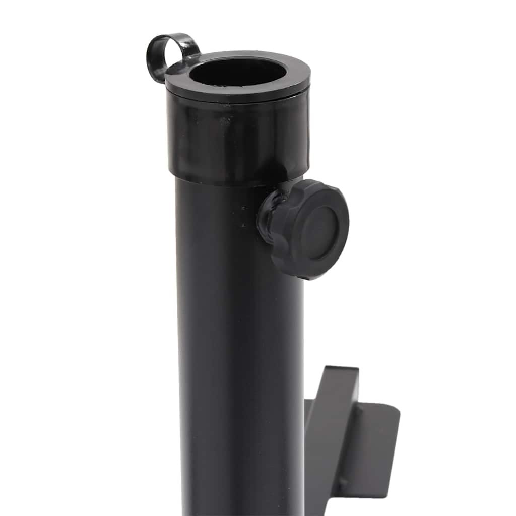 vidaXL 5-delige Set parasolvoeten voor in de tuin graniet en staal