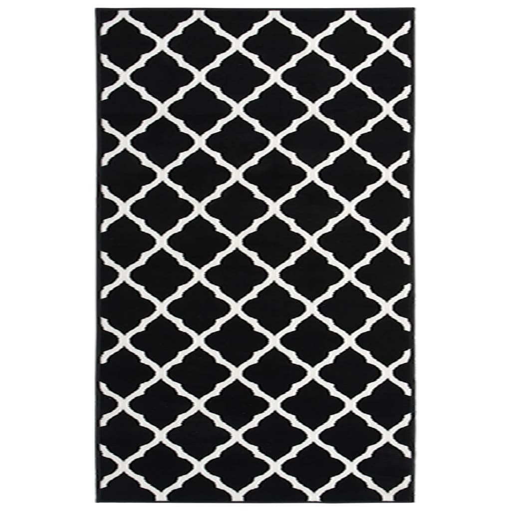 vidaXL Tapijtloper 60x250 cm BCF zwart en wit