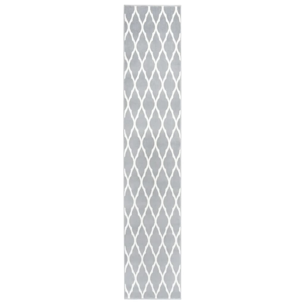 vidaXL Tapijtloper 60x250 cm BCF zwart en wit