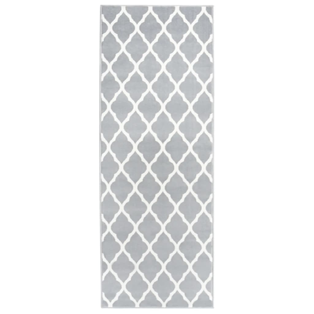 vidaXL Tapijtloper 60x250 cm BCF zwart en wit