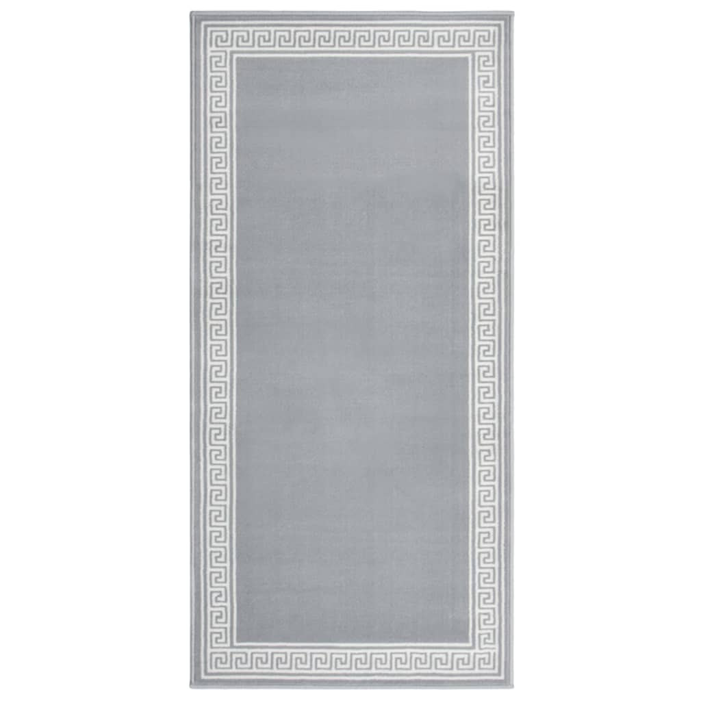 vidaXL Tapijtloper 60x200 cm BCF grijs met motief