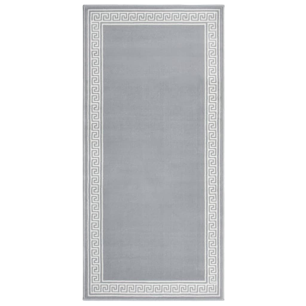 vidaXL Tapijtloper 60x200 cm BCF grijs met motief