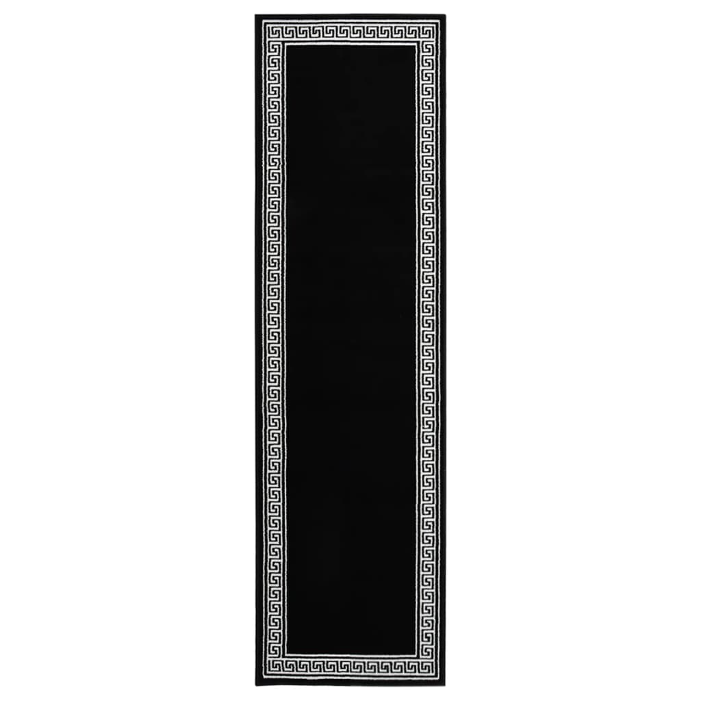 vidaXL Tapijtloper 60x200 cm BCF grijs met motief