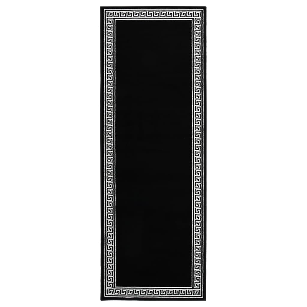 vidaXL Tapijtloper 60x200 cm BCF grijs met motief