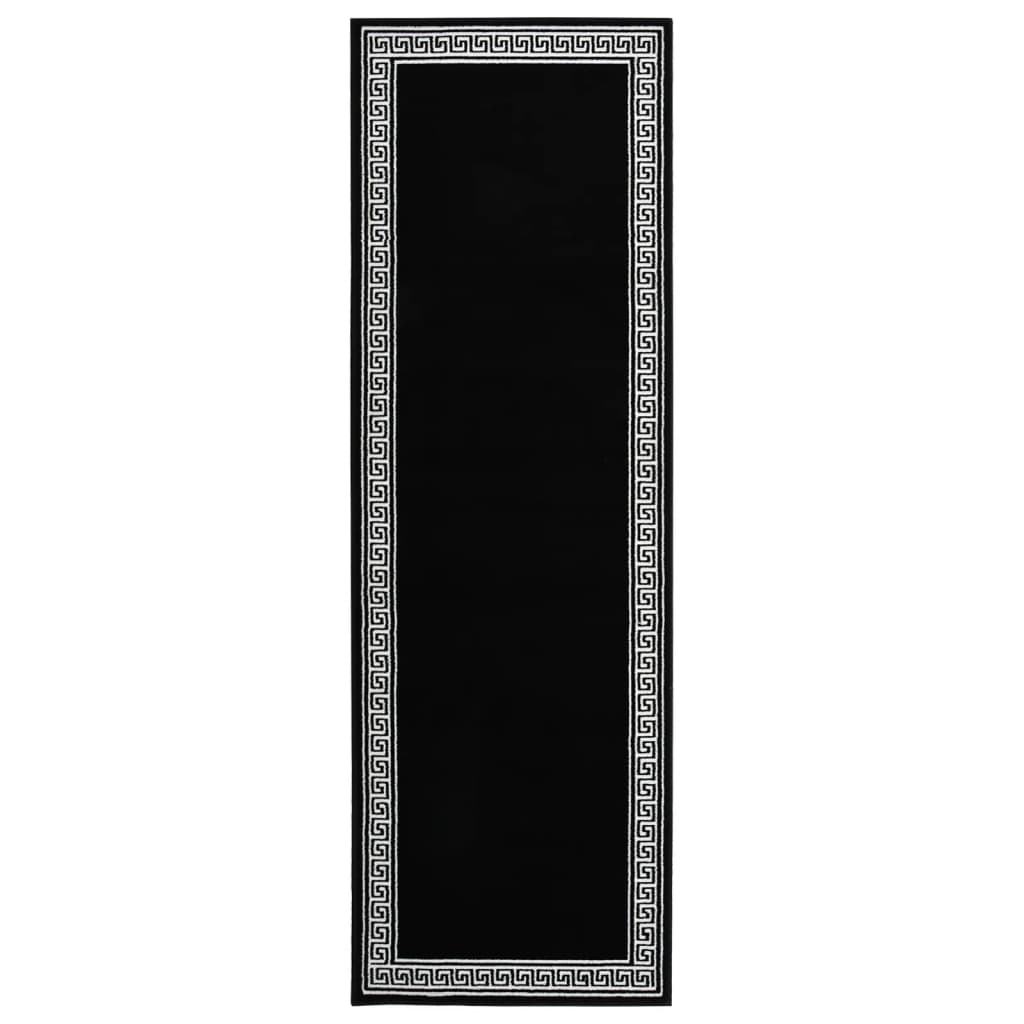 vidaXL Tapijtloper 60x200 cm BCF grijs met motief