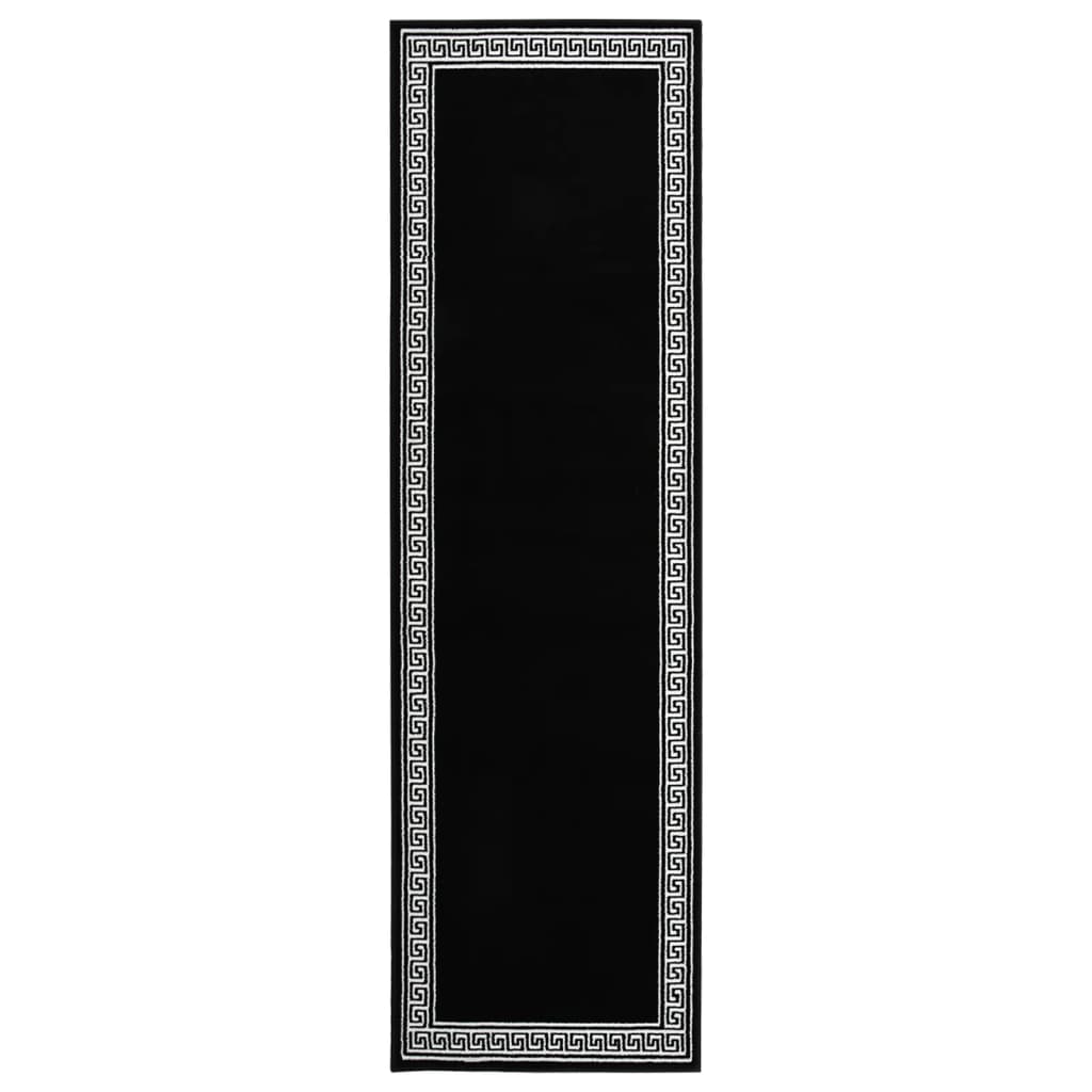 vidaXL Tapijtloper 60x200 cm BCF grijs met motief
