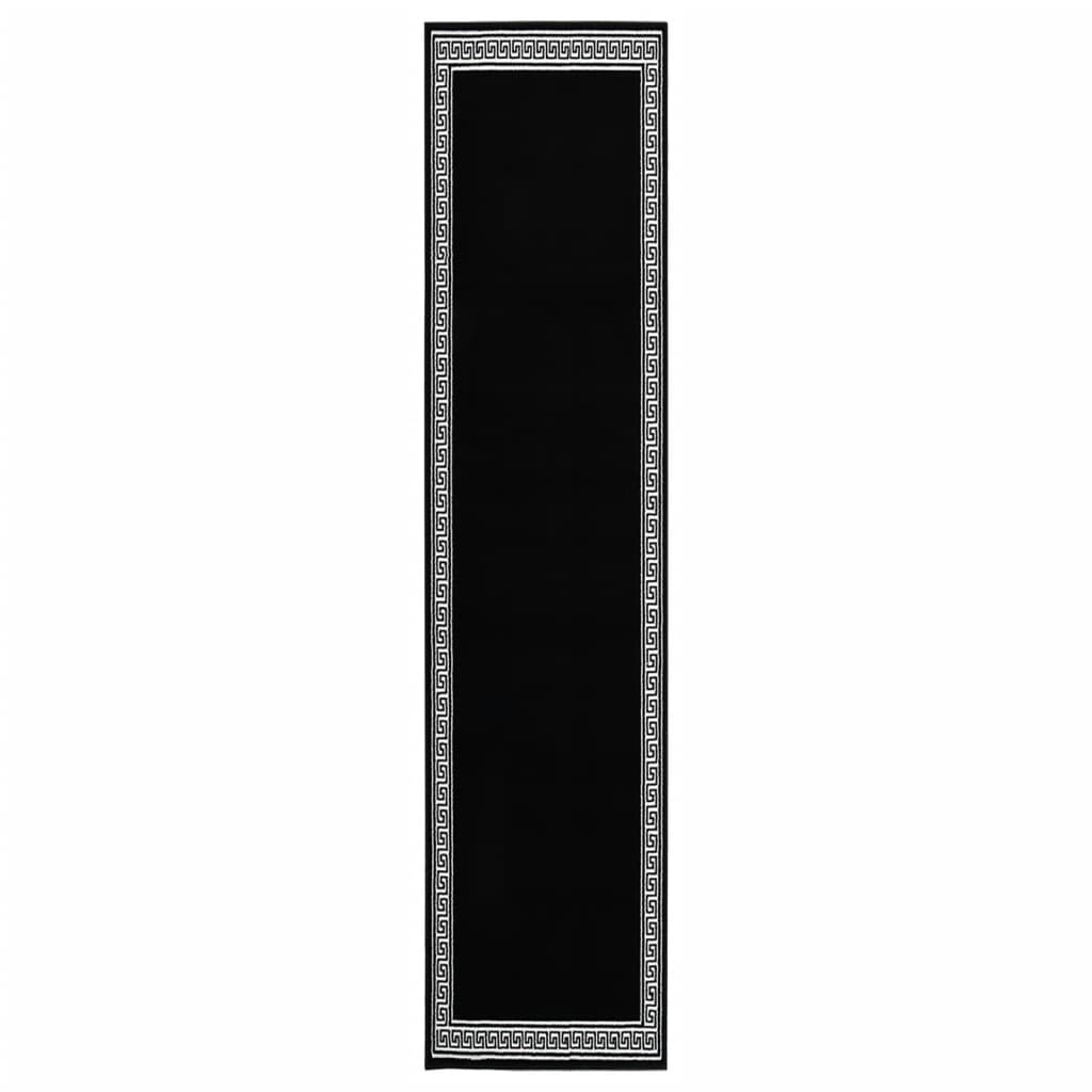 vidaXL Tapijtloper 60x200 cm BCF grijs met motief