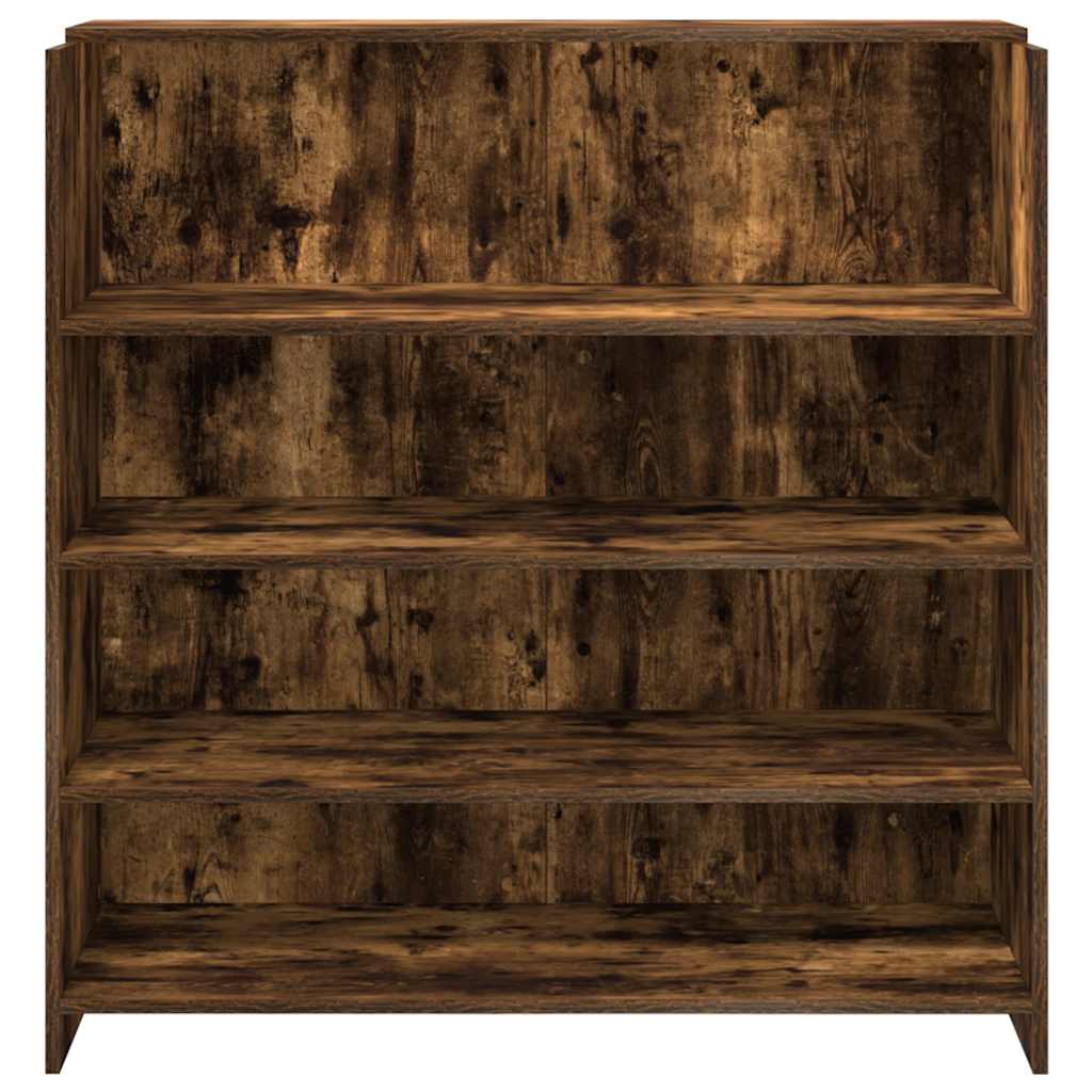 vidaXL Receptiebalie 100x50x103,5 cm bewerkt hout gerookt eikenkleurig