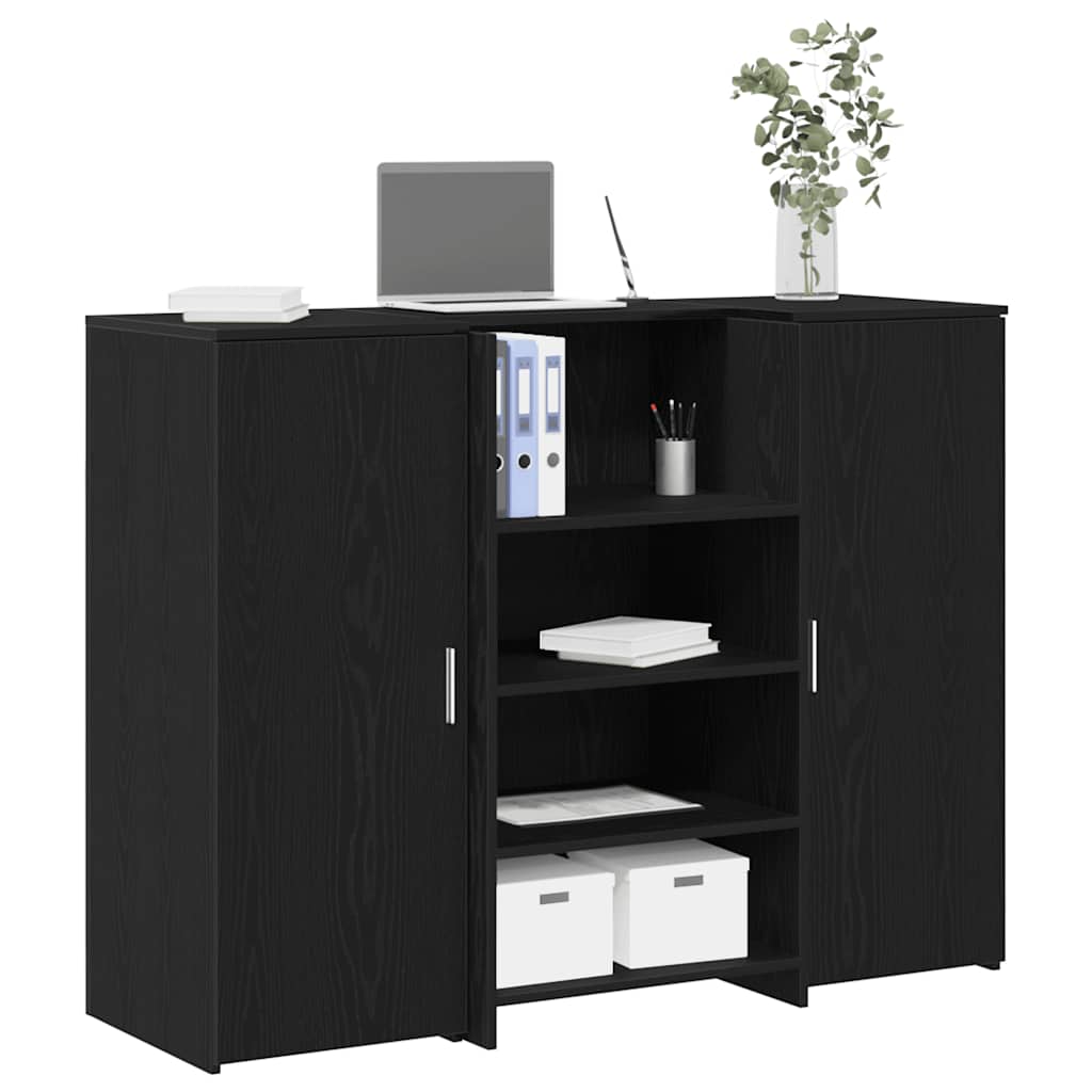 vidaXL Receptiebalie 155x50x103,5 cm bewerkt hout sonoma eikenkleurig