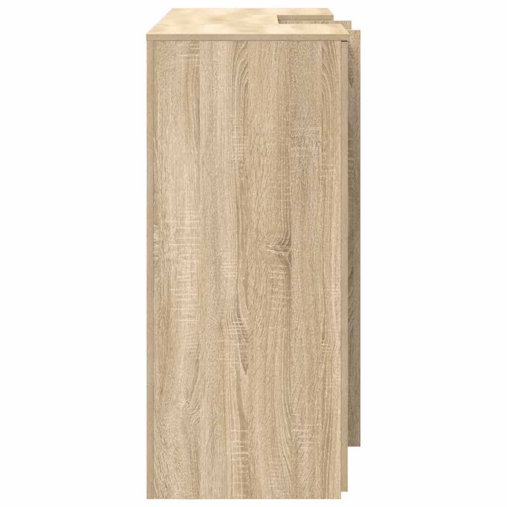 vidaXL Receptiebalie 155x50x103,5 cm bewerkt hout sonoma eikenkleurig