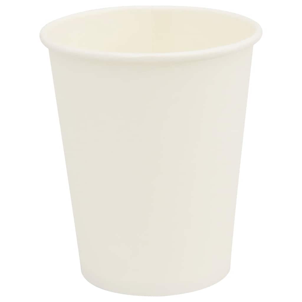 vidaXL Paper Coffee Cups with Lids 1000 pcs 12oz 300 ml