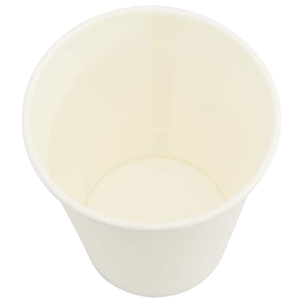 vidaXL Paper Coffee Cups with Lids 1000 pcs 12oz 300 ml