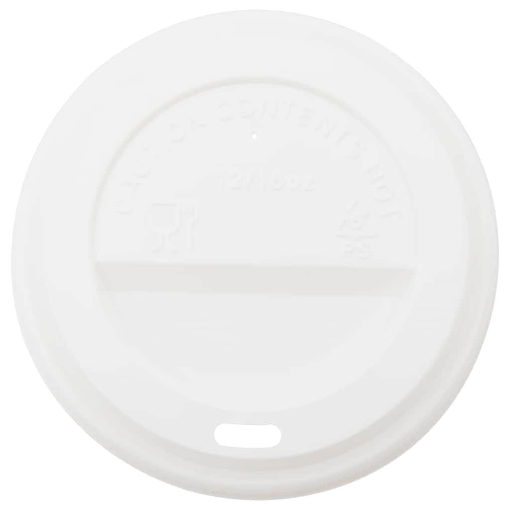 vidaXL Papieren koffiekopjes met deksel 1000 st 8oz 200 ml