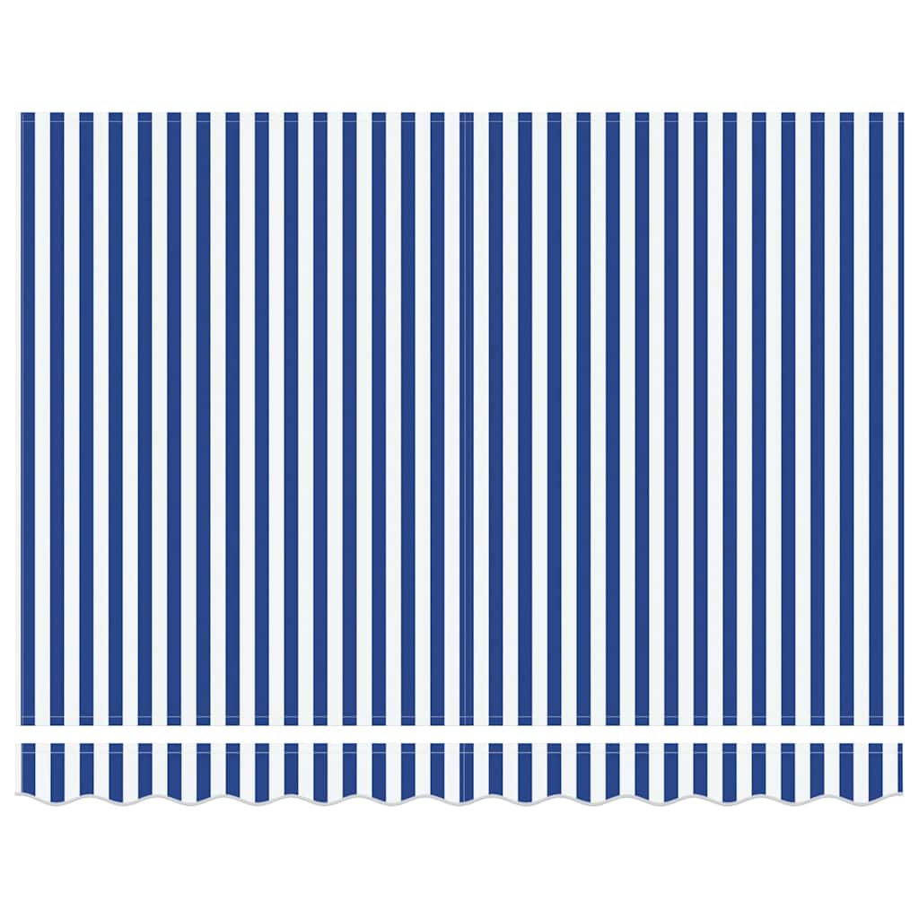 vidaXL Automatische Uittrekbare Zonwering in Geel en Wit, 300 x 200 cm