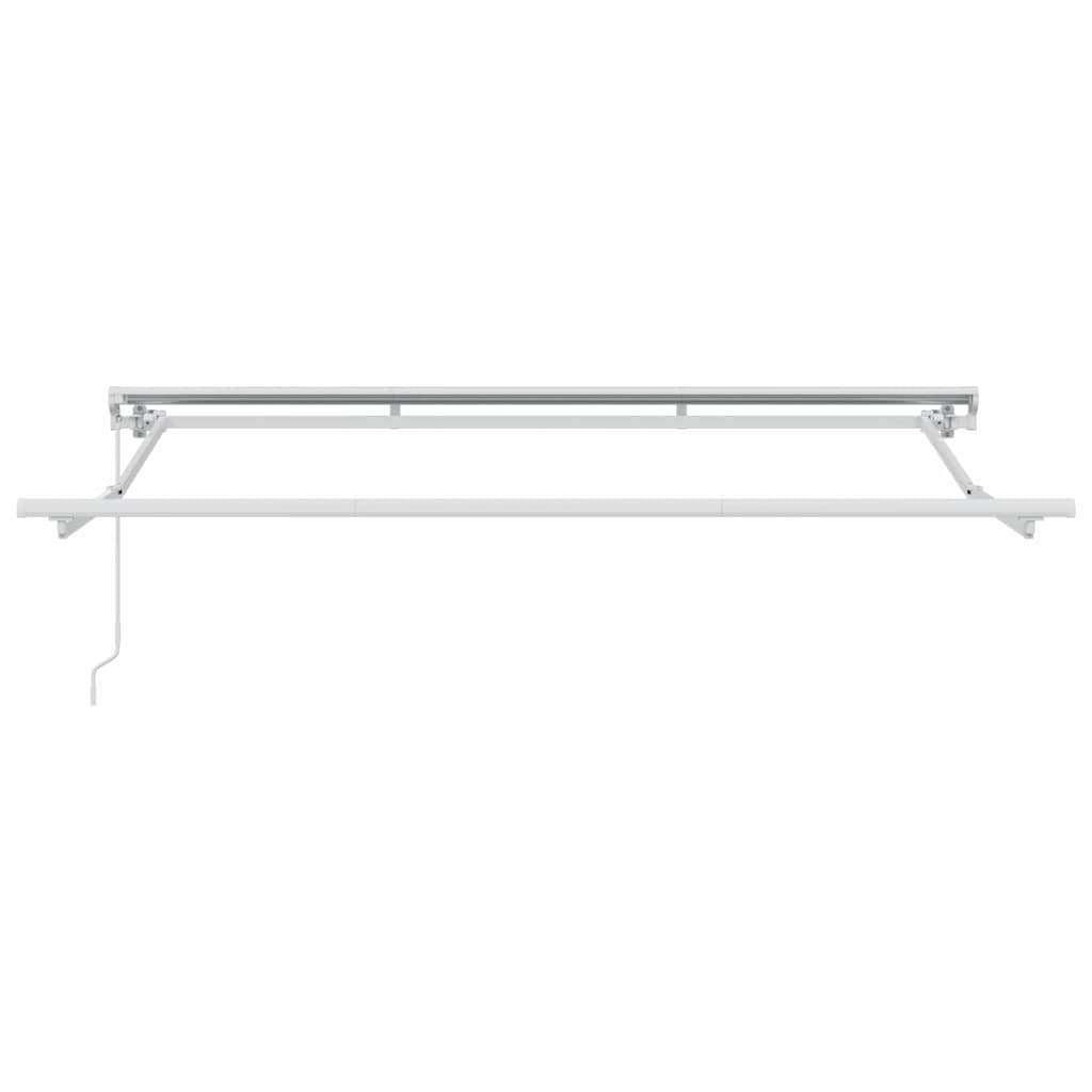 vidaXL Automatische Uittrekbare Zonwering in Geel en Wit, 300 x 200 cm