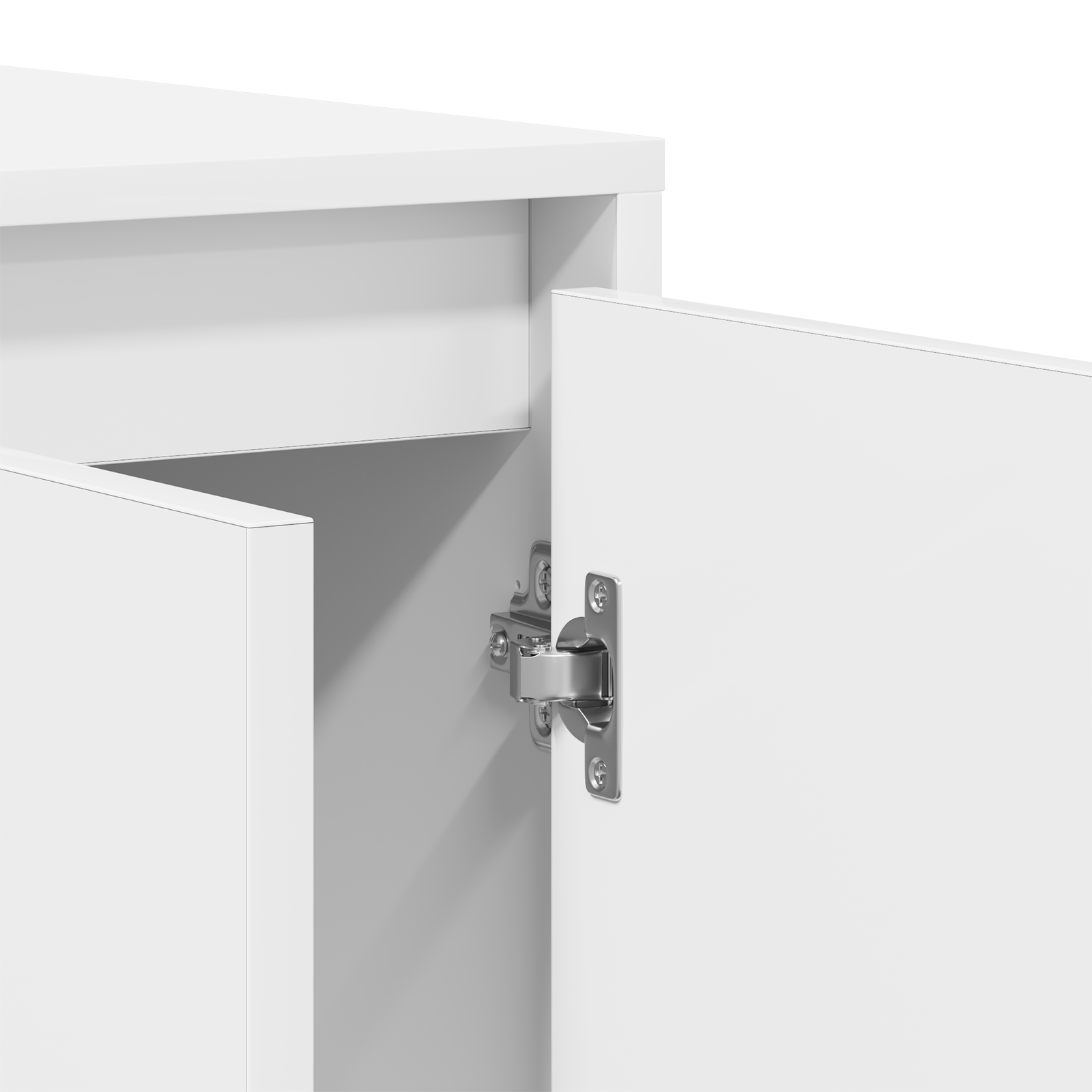 vidaXL Witte Dressoir Wit Hout 135 x 41 x 75 cm Witte Dressoir