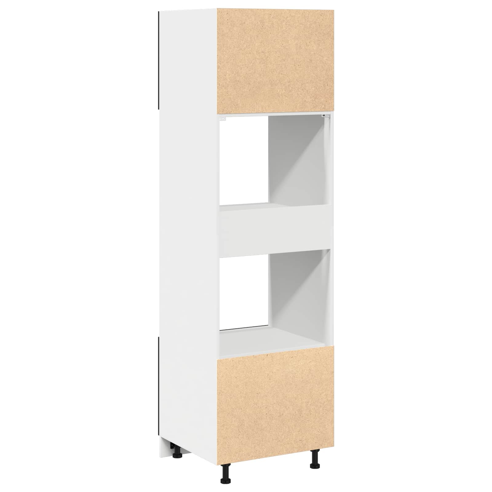 vidaXL Hangkast Lyon 60x31x40 cm bewerkt hout hoogglans wit