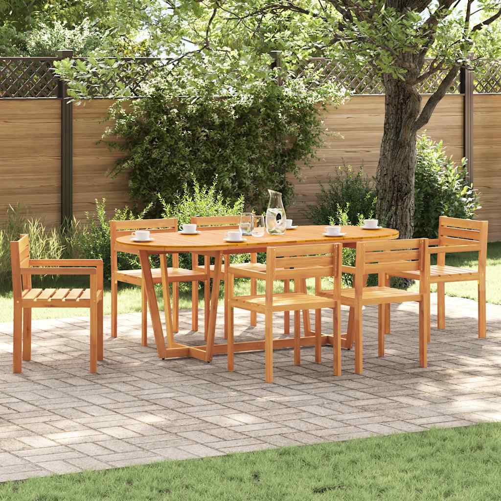 vidaXL 3-delige tuinset van massief acaciahout
