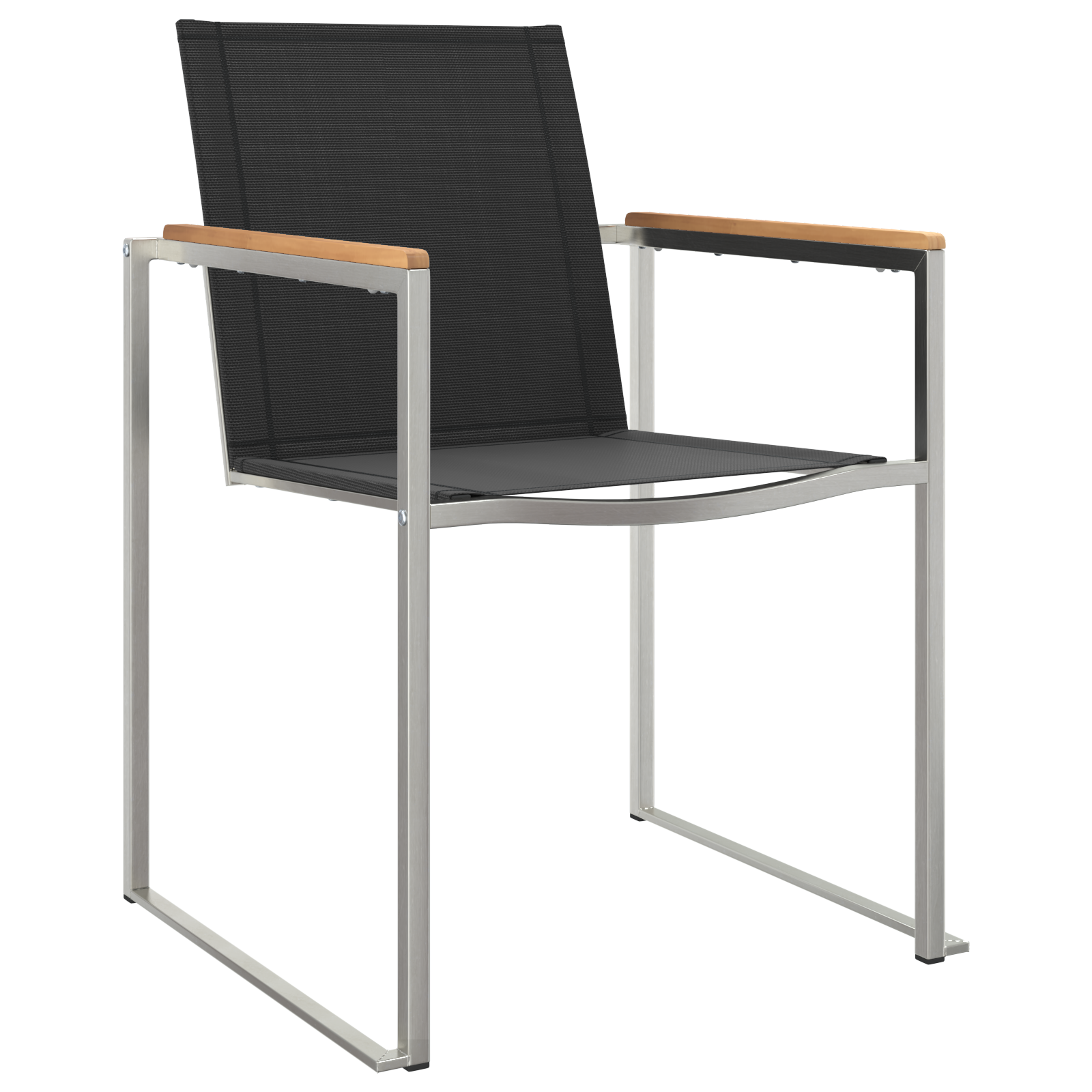 vidaXL Eetstoelen 2 stuks Grijs 60x56x85 cm Massief acaciahout