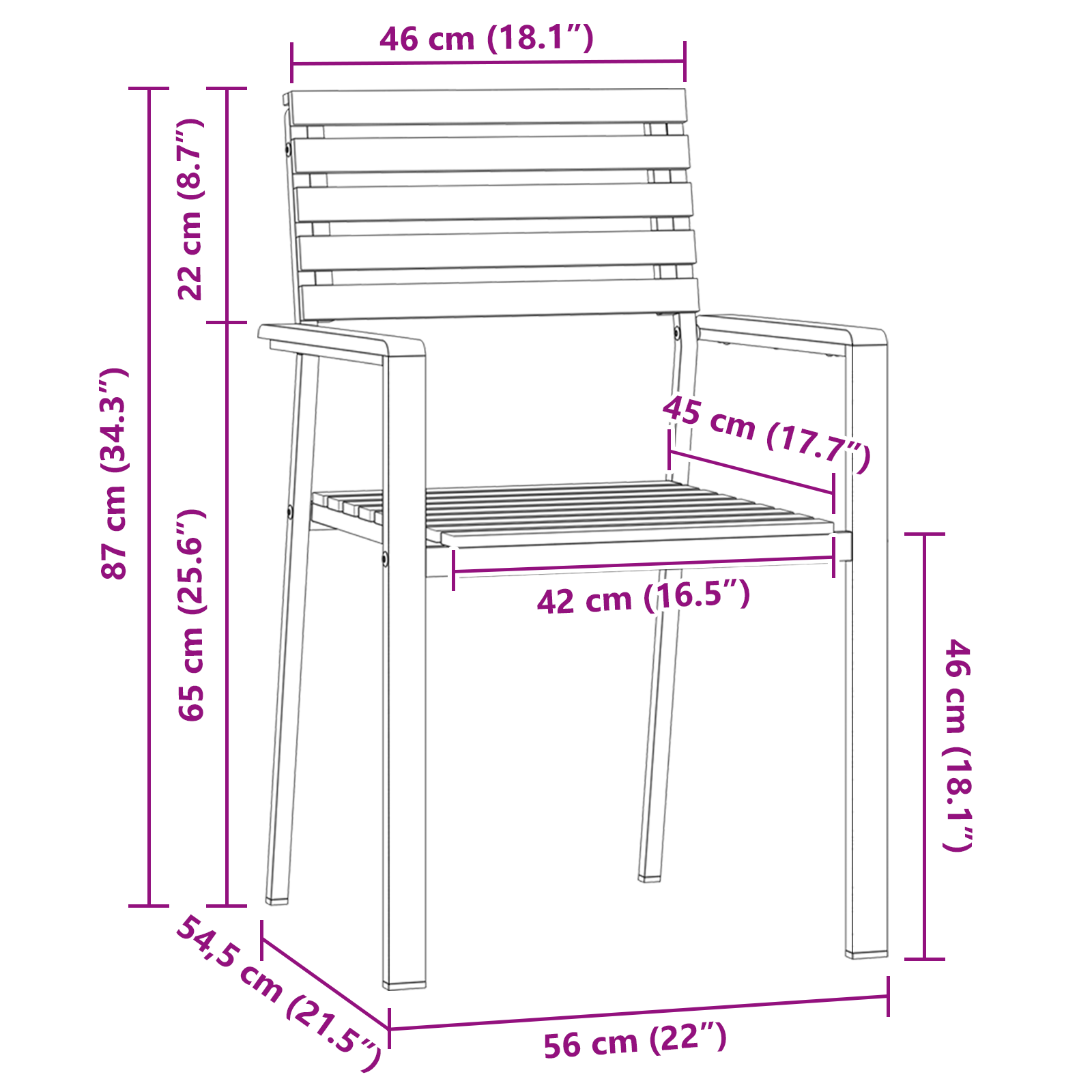 vidaXL 3-delige Tuin Eetset Massief Hout Acacia