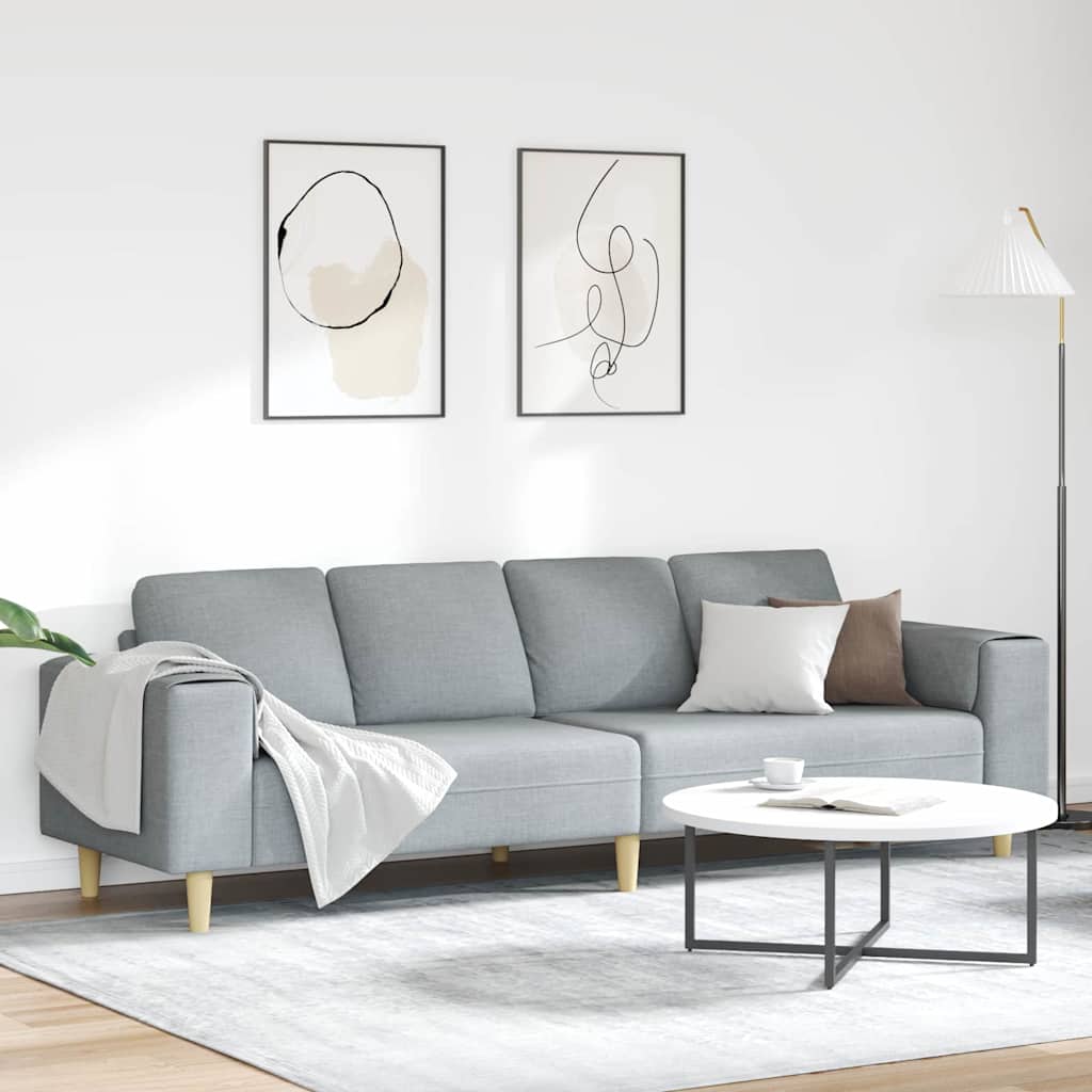 Bankstel Lichtgrijs Stof