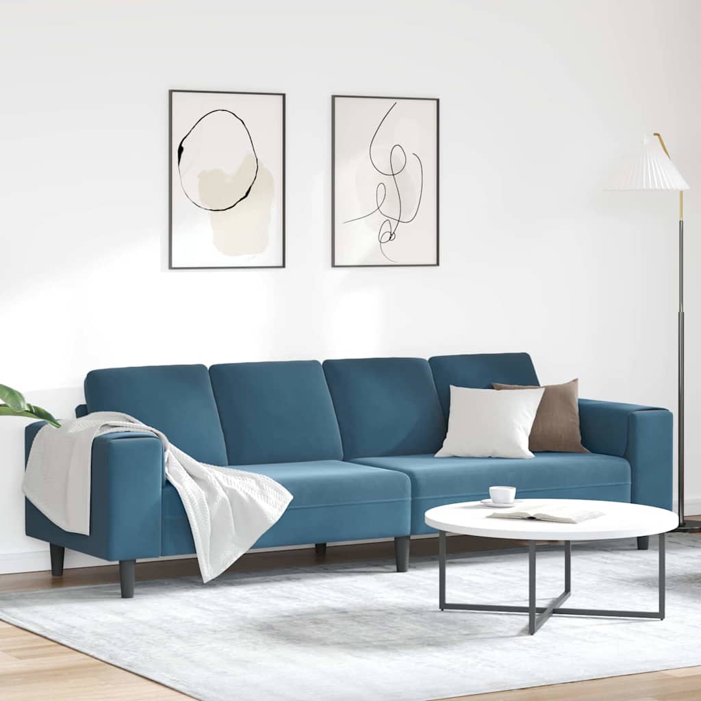 Bankstel Blauw Fluweel