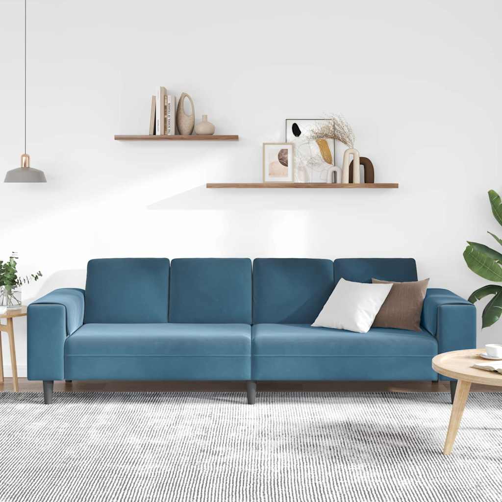 Bankstel Blauw Fluweel