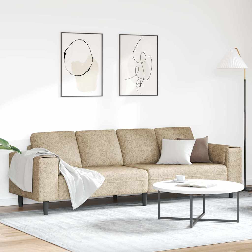 Bankstel Bruin Faux suede leer