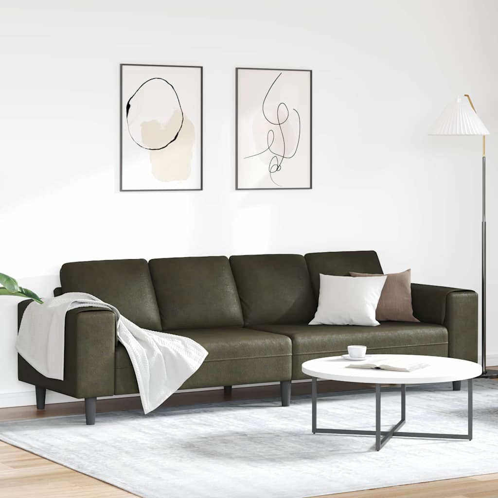 Bankstel Bruin Faux suede leer
