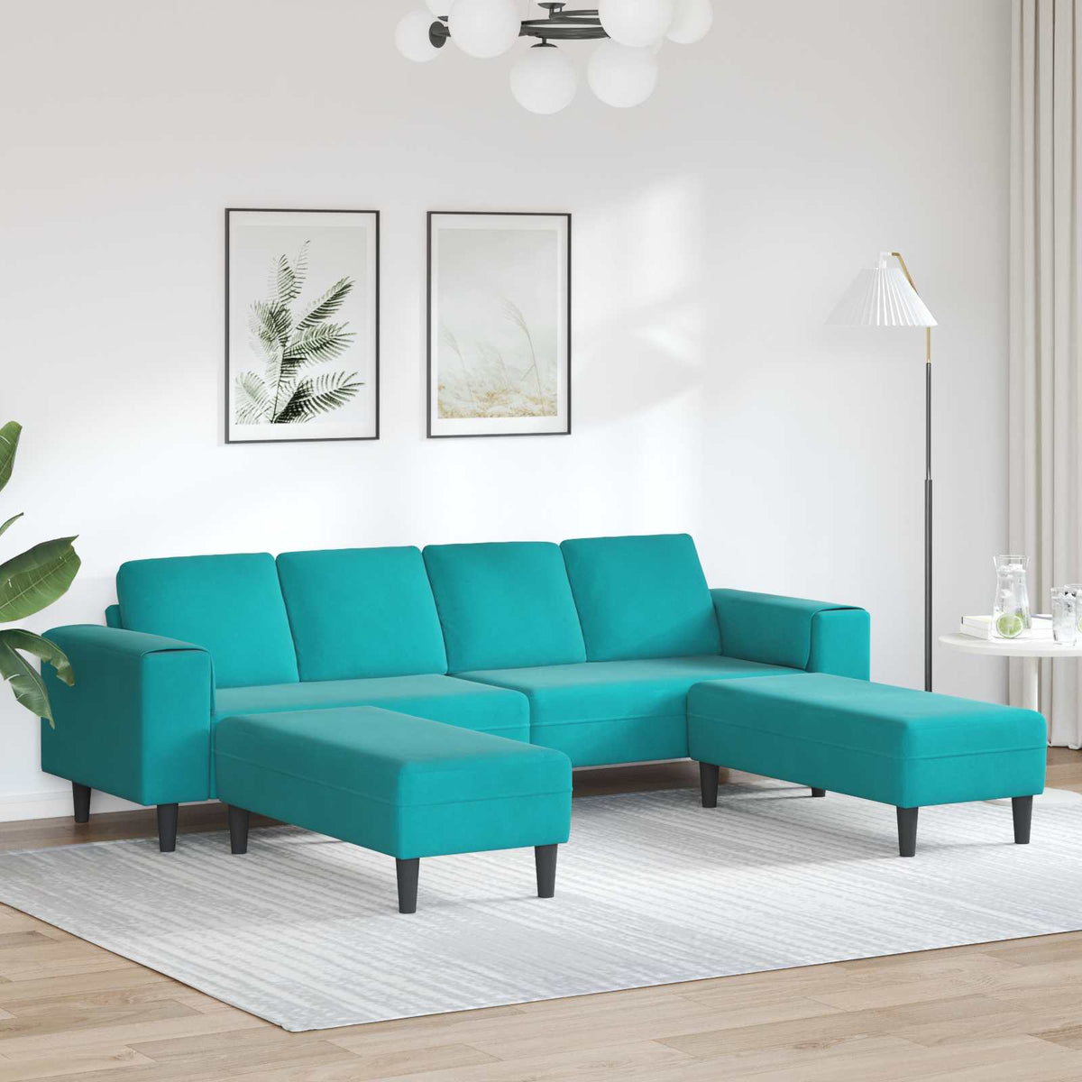 Bankstel Blauw Fluweel