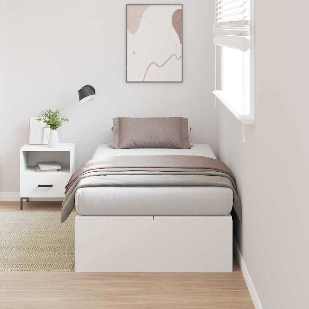 vidaXL Opbergbed Frame Wit 80x200 cm