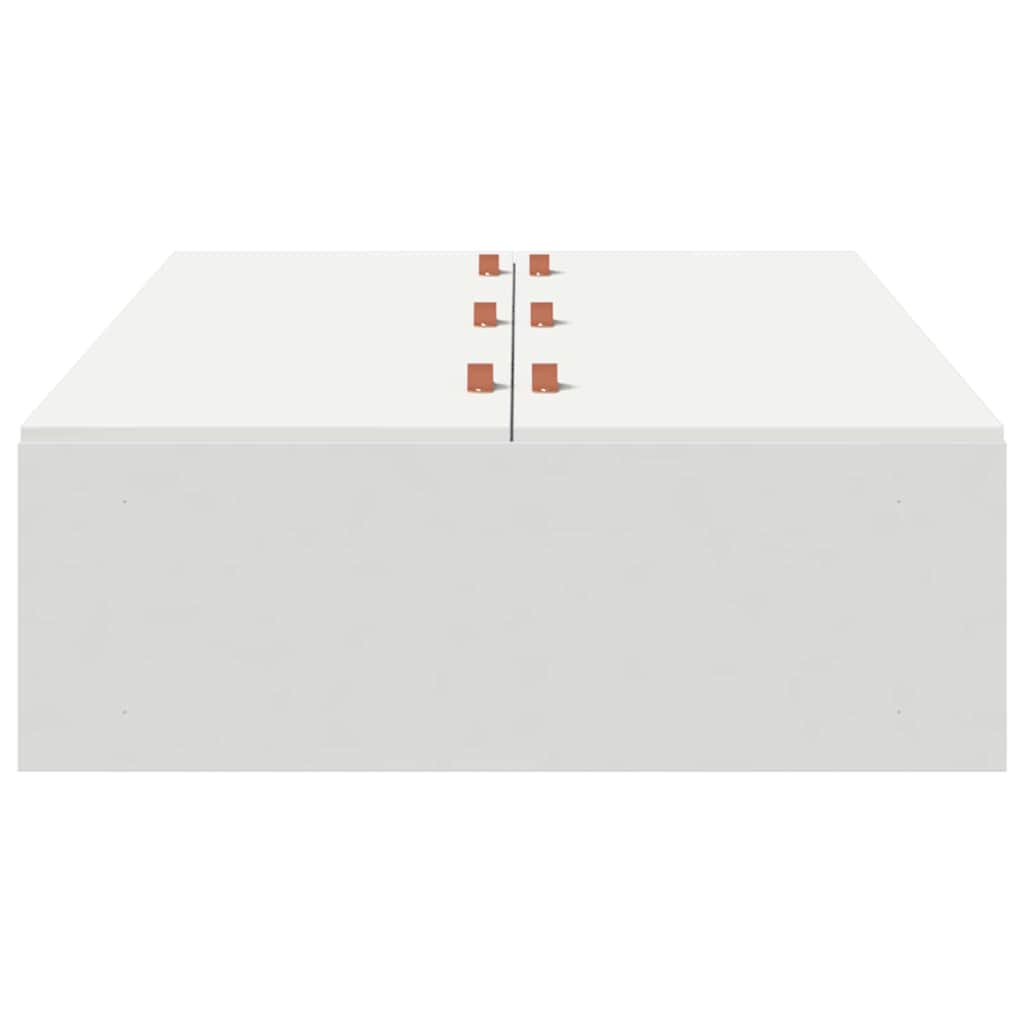 vidaXL Opbergbed Frame Wit 80x200 cm